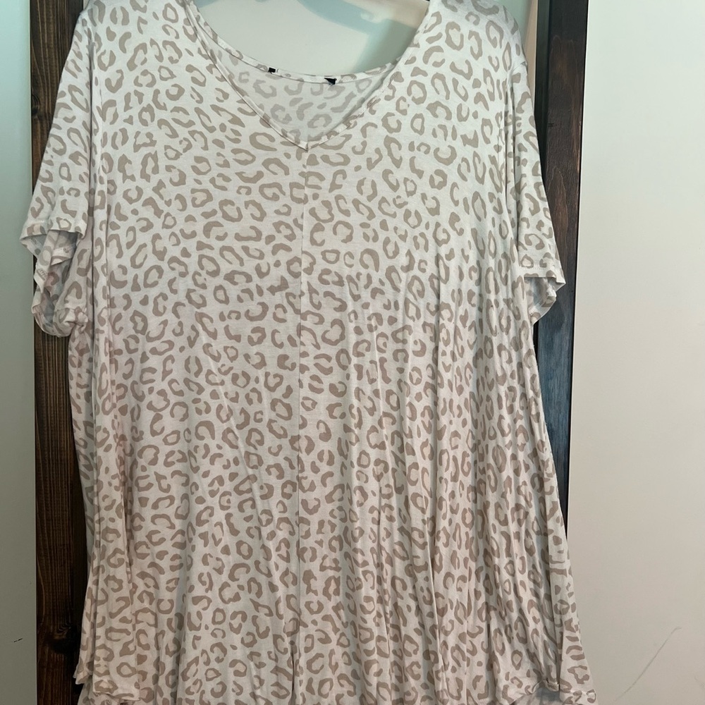Leopard Print Women's Top